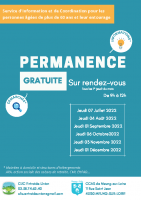 Permanence Meung sur Loire 2°semestre 2022