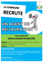 AGENT RESTAURATION 2025