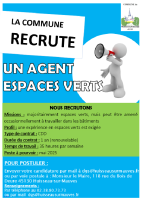 Agent espaces verts