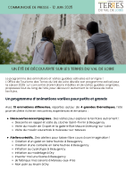 Un été de découvertes sur les Terres du Val de Loire