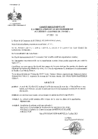 arrêté n° 2025-16