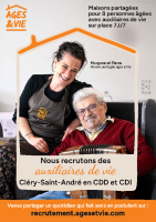 Affiche A4 recrutement clery