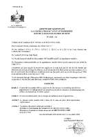 arrêté n° 2025-32