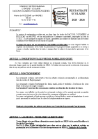 REGLEMENT INTERIEUR CANTINE 2025-2026