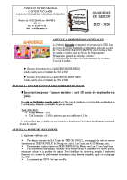 REGLEMENT INTERIEUR GARDERIE 2025-2026